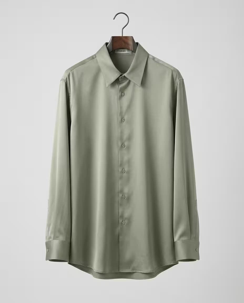 SILK BLEND OVERSIZED SHIRT