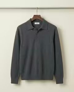 CASHMERE POLO SWEATER